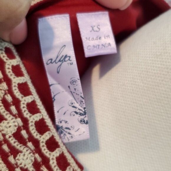 Alya Boho Embroidered Dress, XS - Picture 6 of 6